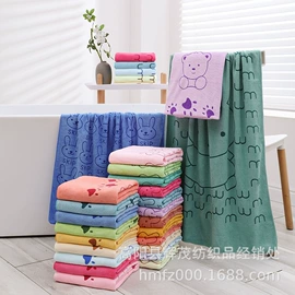 毛巾;浴巾、沙滩巾;干发巾干发帽