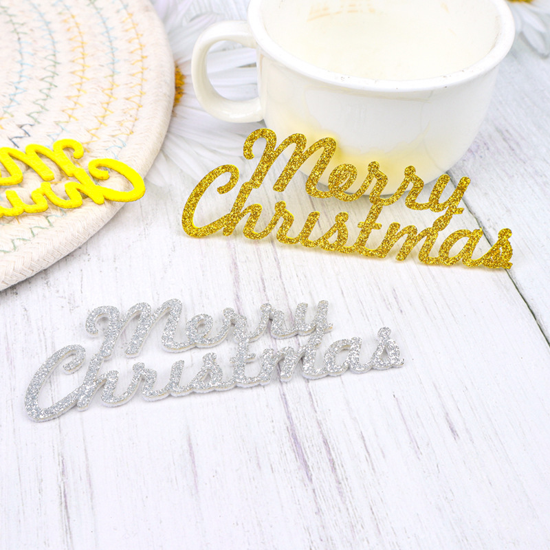 New Christmas cake decoration Merry Christmas English letters happy holiday simple card insertion accessories New Christmas cake decoration Merry Christmas English letters happy holiday simple card insertion accessories