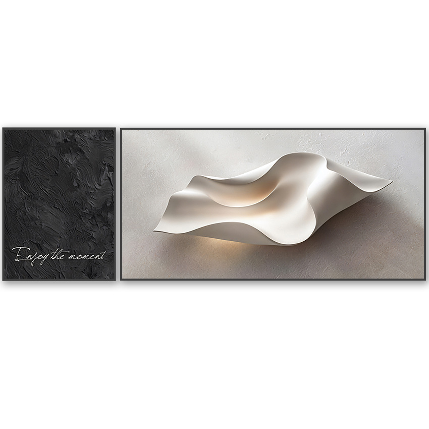 Luz de lujo de alto nivel pintura de decoración de la sala de estar estereoscópica abstracta sofá fondo pintura mural simple moderna pintura colgante