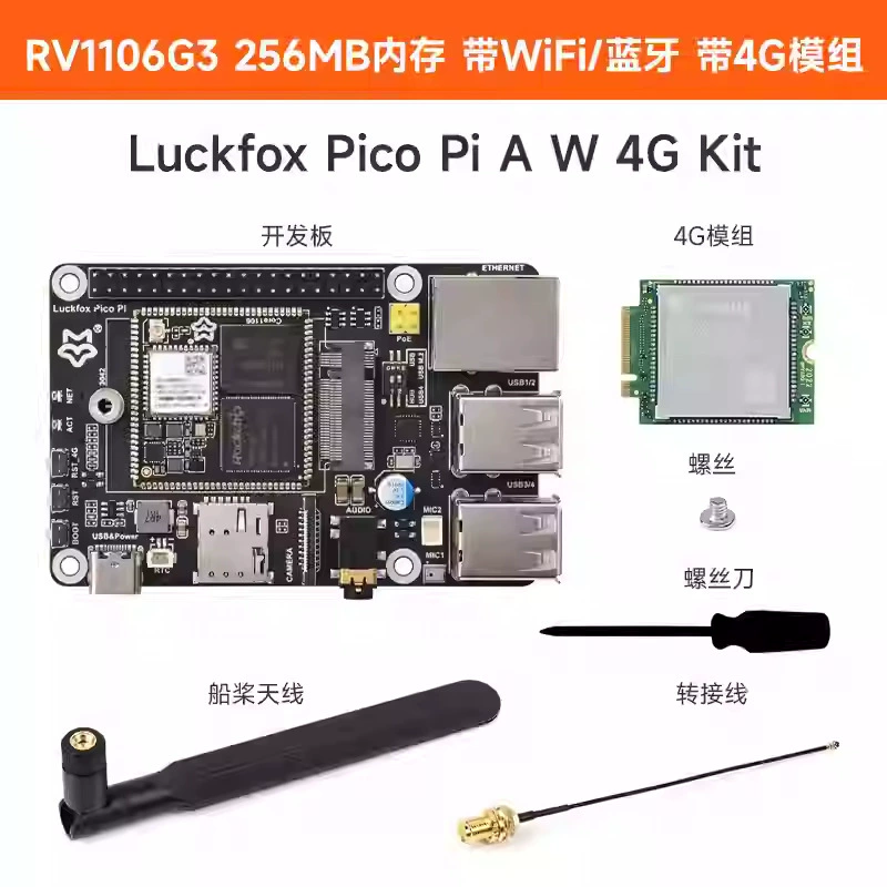 Luckfox Pico Pi A/B W Core1106 микро Linux плата разработки WiFi/4G модуль