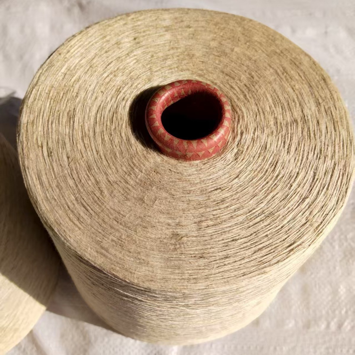 亚麻棉纱C85/L15-30支 亚麻涤纶纱 亚麻天丝纱 规格齐全 弘扬纺织