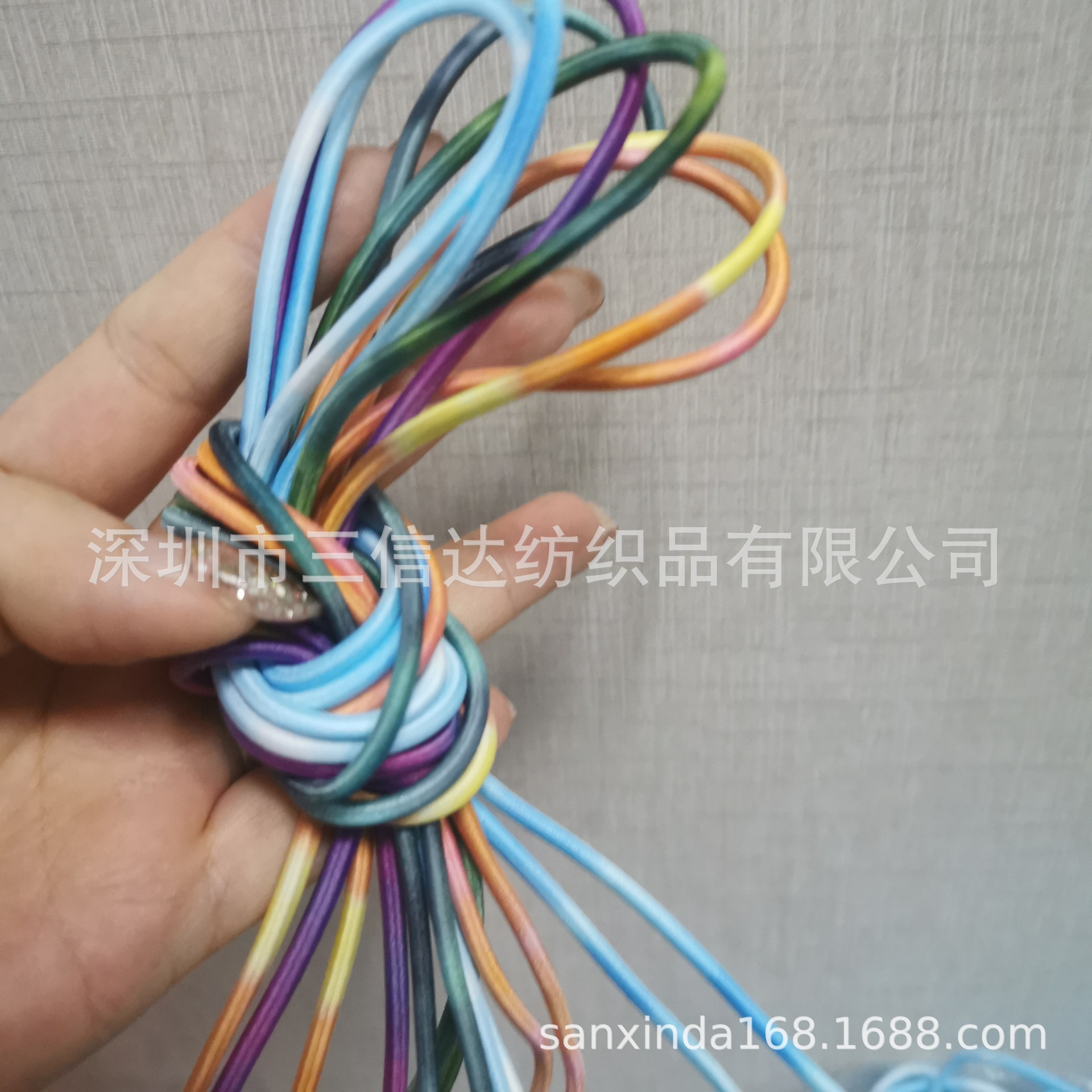 免费拿样彩色弹力绳1.0现货弹力绳2.0松紧绳鞋带伸缩带服装橡筋-阿里巴巴