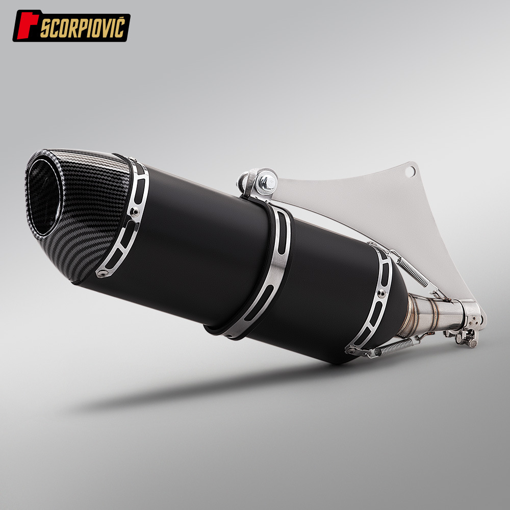 Motorcycle Kymco Xciting 250 Xciting 300 stainless steel mid-section exhaust pipe and high-pitched tail-section exhaust kit