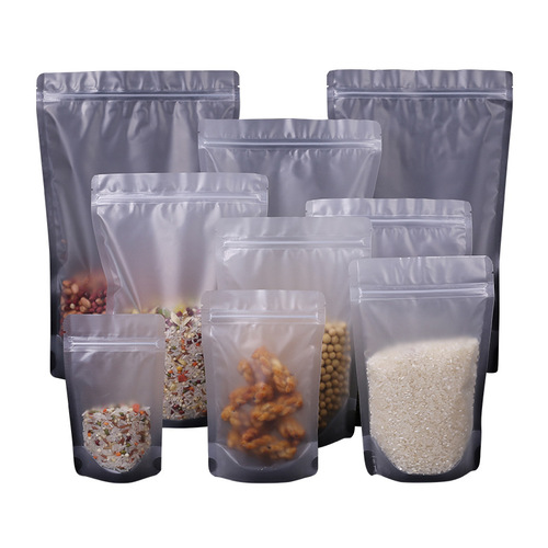 Sanding transparent self-sealing plastic bags, transparent plastic bags, candy small packaging bags, food bags, sealed plastic bags, wholesale
