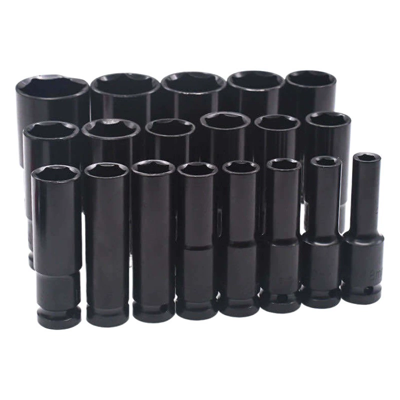 Электрический гаечный ключ подходит с удлиненной шестигранной головкой с торцевой головкой, большая гайка с летающим гаечным ключом 8-34 мм