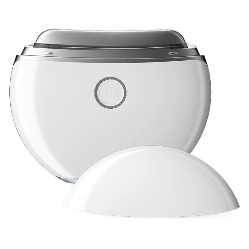 Трансграничный электрический массажер гуаша для лифтинга шеи и лица, косметический прибор с EMS, микротоками, вибрацией и подогревом для домашнего использования