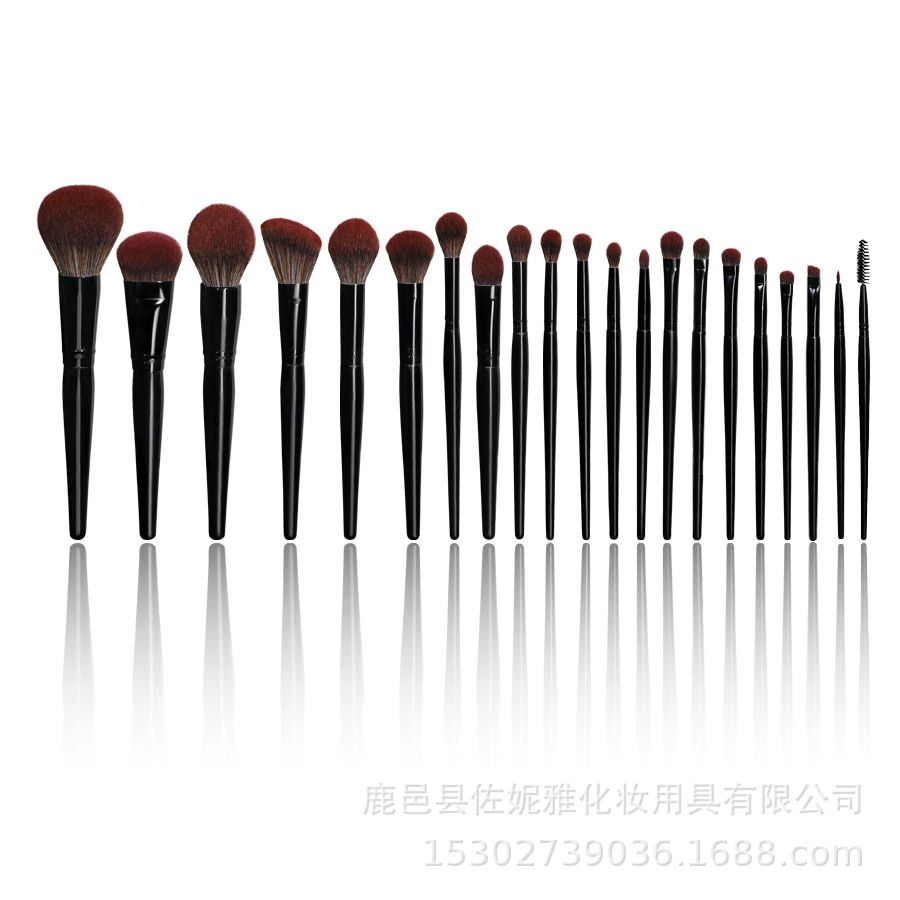 Свободная пудра, румяна для лица, тени для век, кисть для concealer в ручном использовании, 10 шт, полный набор