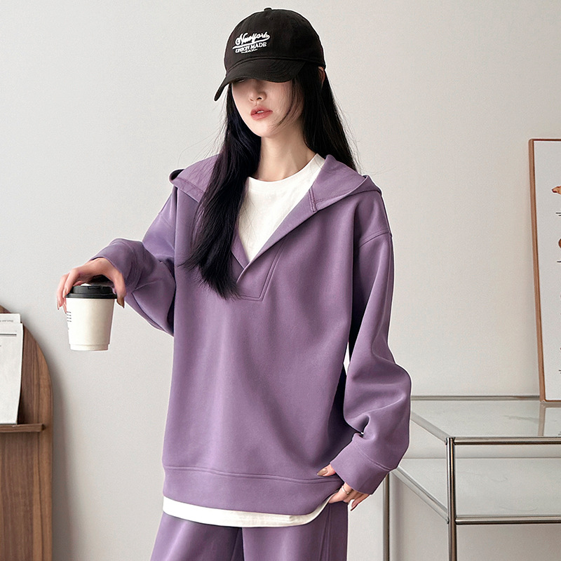 회색 보라색 상단