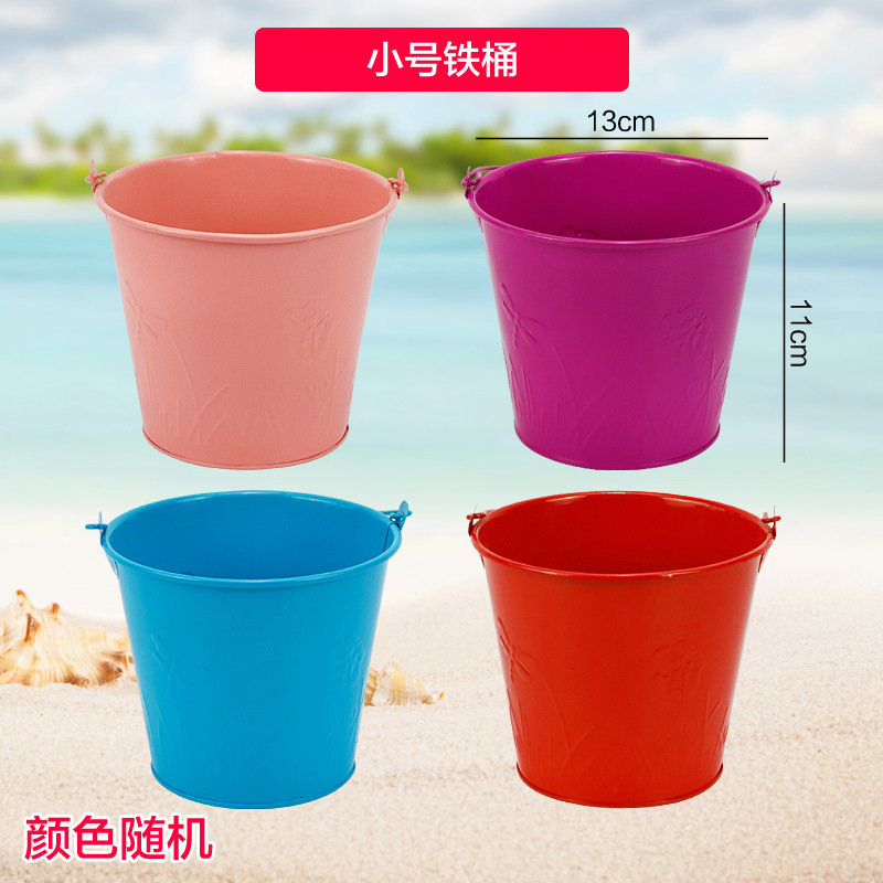 沙滩小铁铲子桶挖沙子玩具套装玩沙工具儿童渔网赶海边种花园批发|undefined