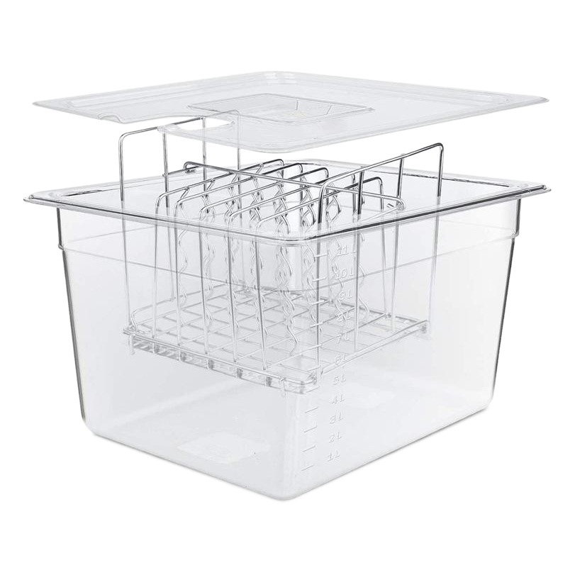 Sous Vide baja temperatura olla de cocina lenta palo tanque de agua especial contenedor bañera accesorios 11L barril con tapa