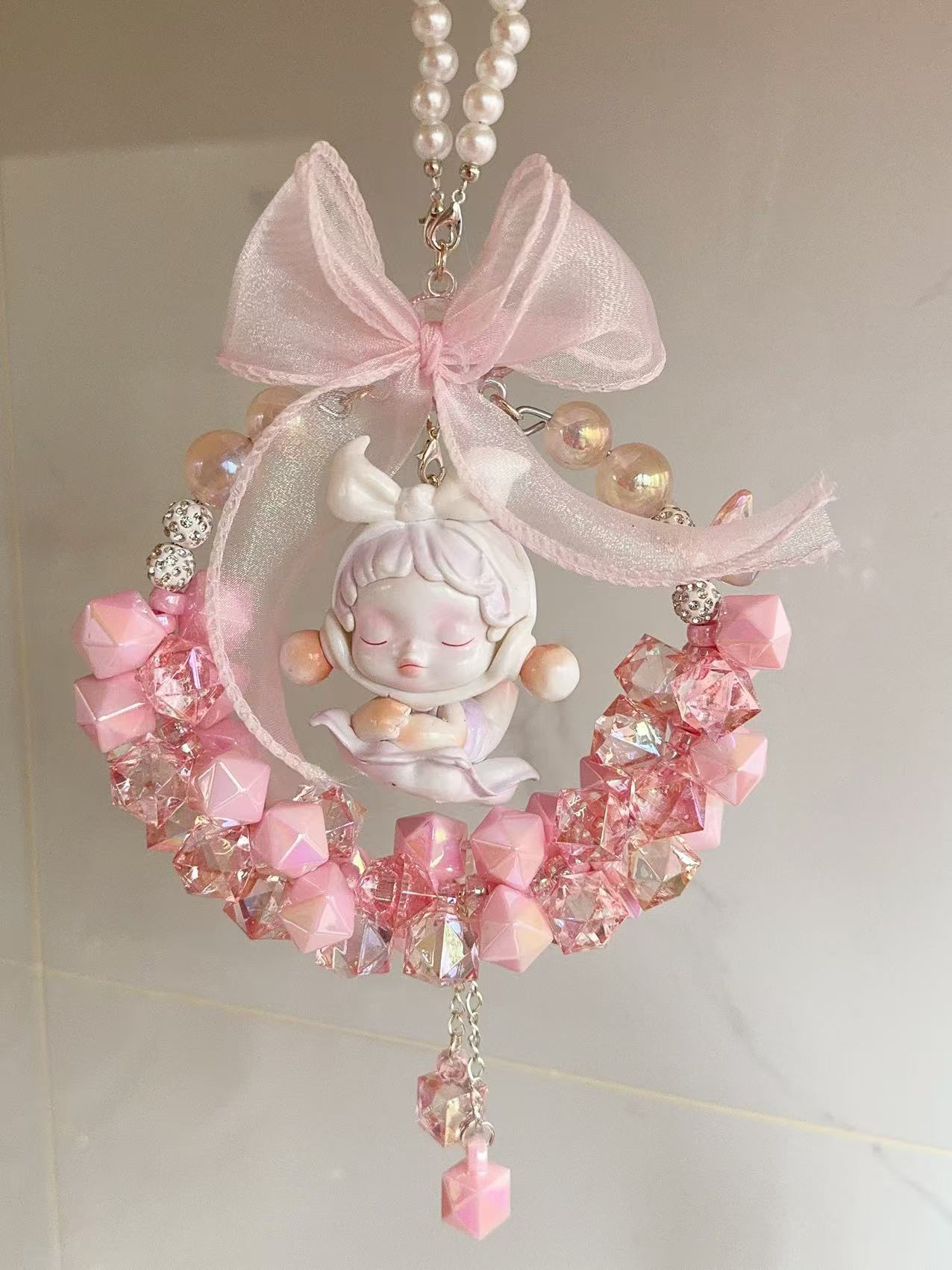 핑크 리본 스타일 아기