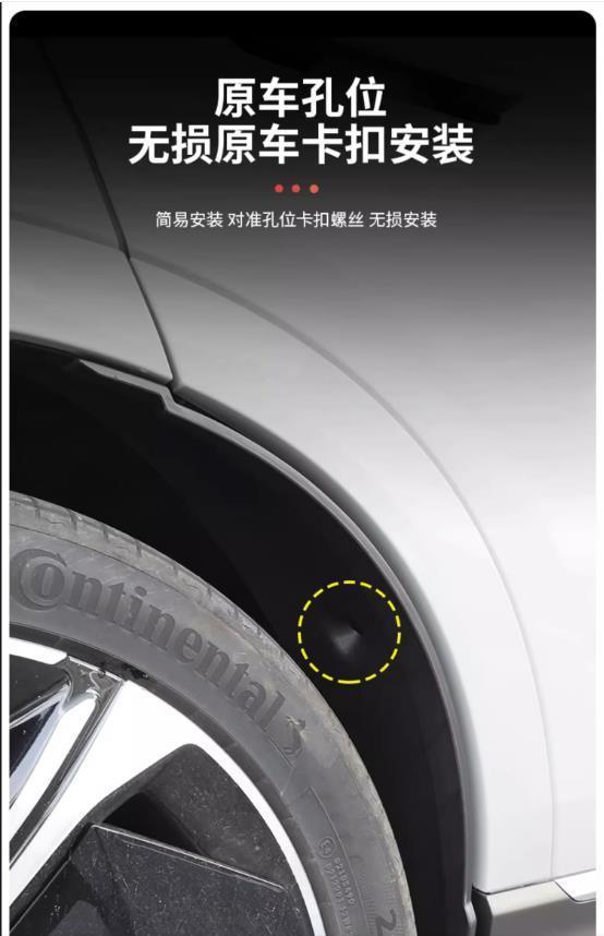 Suitable for 23-24 model Trumpchi GS3 Shadow Speed rear wheel inner fender liner mudguard GS3 mudguard liner exterior modification