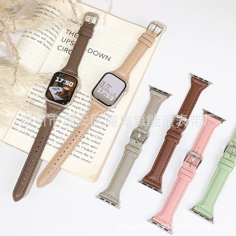 For Apple Watch applewatch Small Waist Strap Iwatch Small Waist Leather Strap