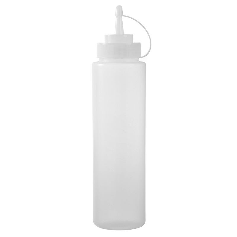 Botella de salsa de extrusión de pozo único 650ml