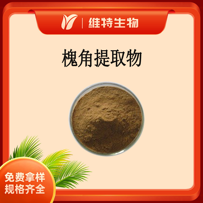 槐角提取物10：1 槐实提取物  槐角水溶粉 棕色粉末