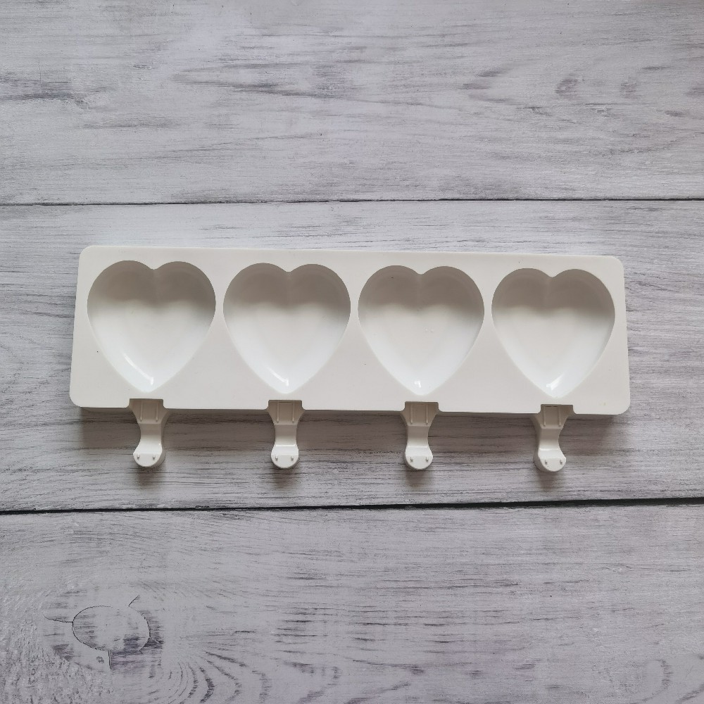 4 compañías de gran amor helado 486 helado de silicona molde de hielo para hacer hielo para suministros de fiesta de verano