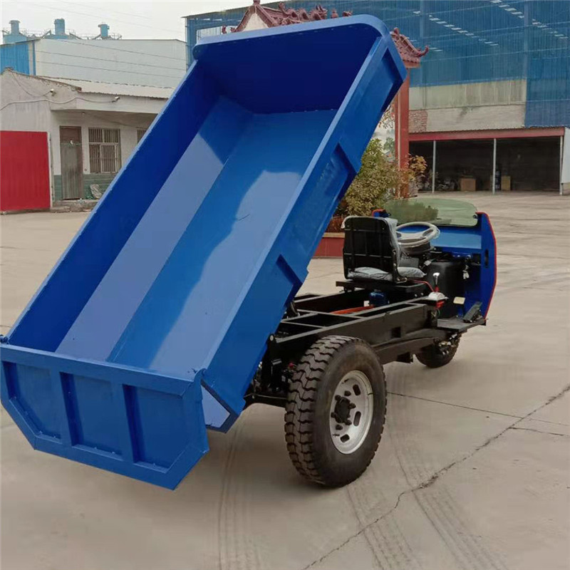 垒资供应 4吨建筑工地自卸车 拉沙液压自卸工矿用电动三轮翻斗车