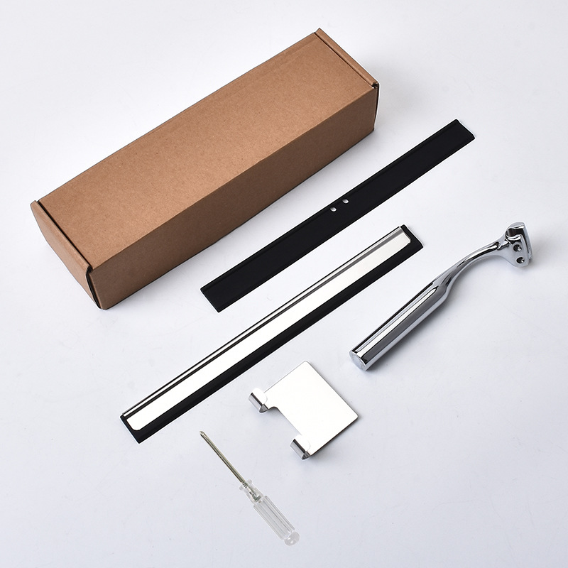 Stainless Steel Glass Scratch Glass Scratch Hotel Household Cleaning Scratch Glass Brush Cleaning Tools Bathroom Glass Wiper