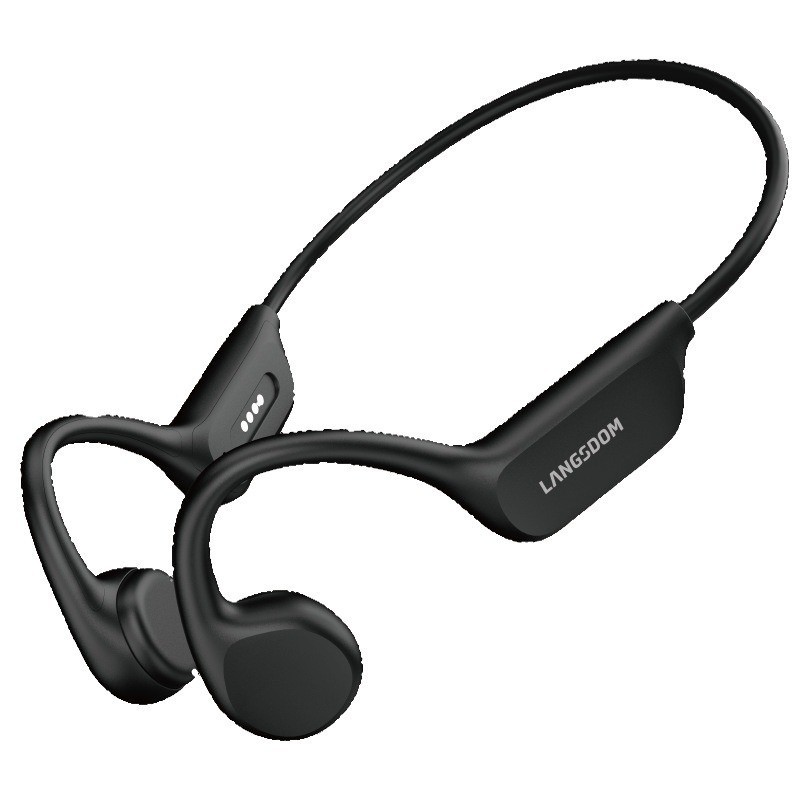 Auriculares Bluetooth Lansdon BE17, impermeables de 8 niveles, ligeros y de larga duración, con conducción ósea para correr y deportes acuáticos.