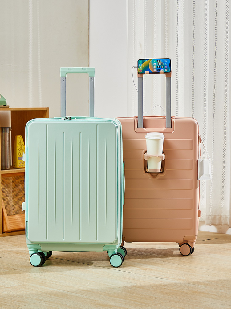 Maleta de viaje multifuncional personalizada al por mayor, maleta de mano para estudiantes de 20 pulgadas, maleta de viaje para hombre, maleta con ruedas de gran capacidad de 26 pulgadas.