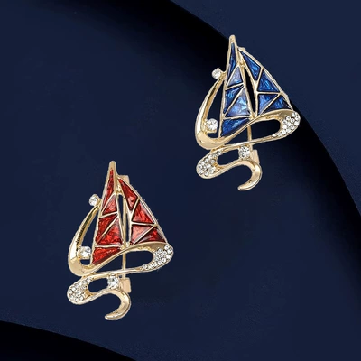 Sailing Brooch High-end Women's: Yaxa sancaqları
