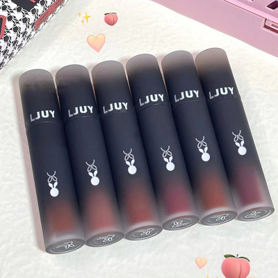 LJUY马卡龙反转唇泥哑光雾面唇釉显白口红裸色国货美妆平价学生女|ms