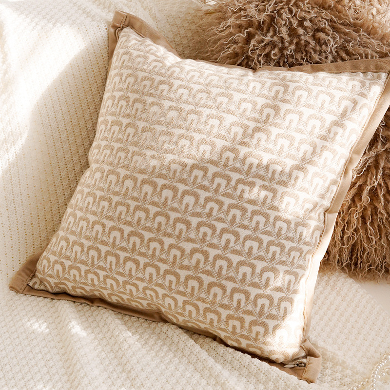 Cream-wind lujoso almohada de soporte de alta calidad, cojín de sofá de sala de estar, cojín de cabecera del dormitorio, funda de almohada con núcleo image 18