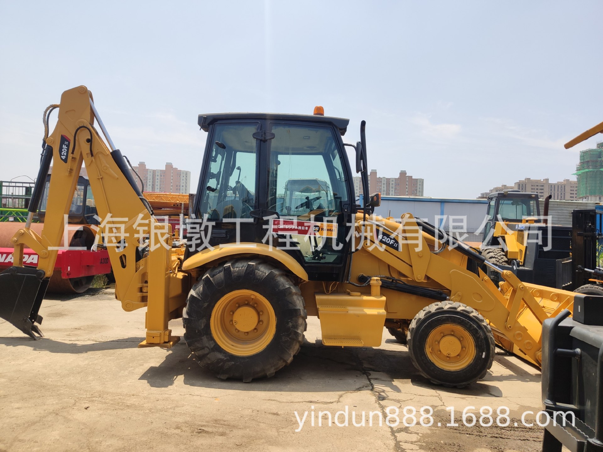 两头忙卡特420F  416F挖掘式装载机二手现货  上海