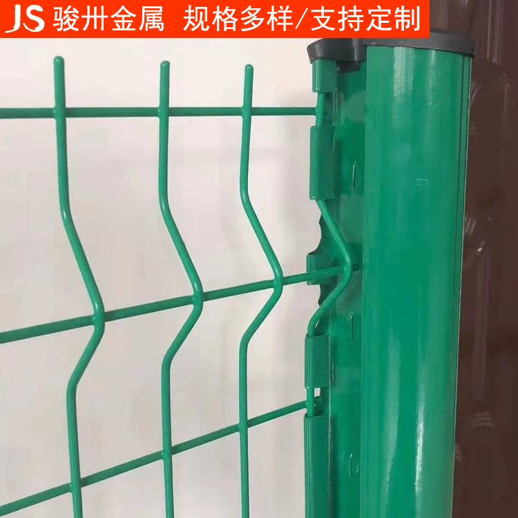 厂家现货批发 桃型立柱 三角折弯护栏 别墅工厂围栏 多色桃型立柱