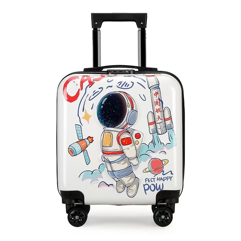 Nuevo cartón de dibujos animados para niños, maletero para hombres y mujeres, maleta libre de envío, caja de contraseña de 18 pulgadas, maleta de embarque de 20 pulgadas