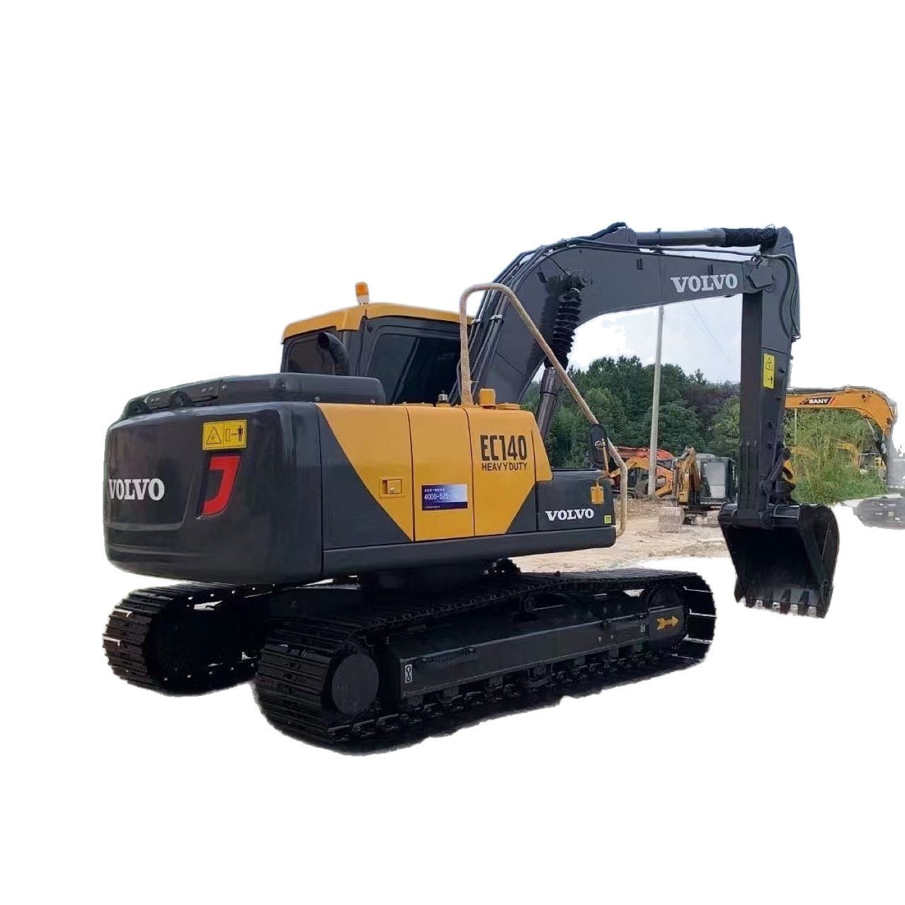 Exportación de la provincia de Guangdong, provincia de Zhejiang, ciudad de segunda mano Volvo 140 excavadora 290 210