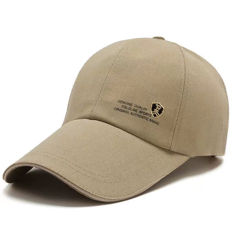 男士帽子棒球帽春夏户外遮阳韩版鸭舌帽休闲太阳帽广告帽大帽檐