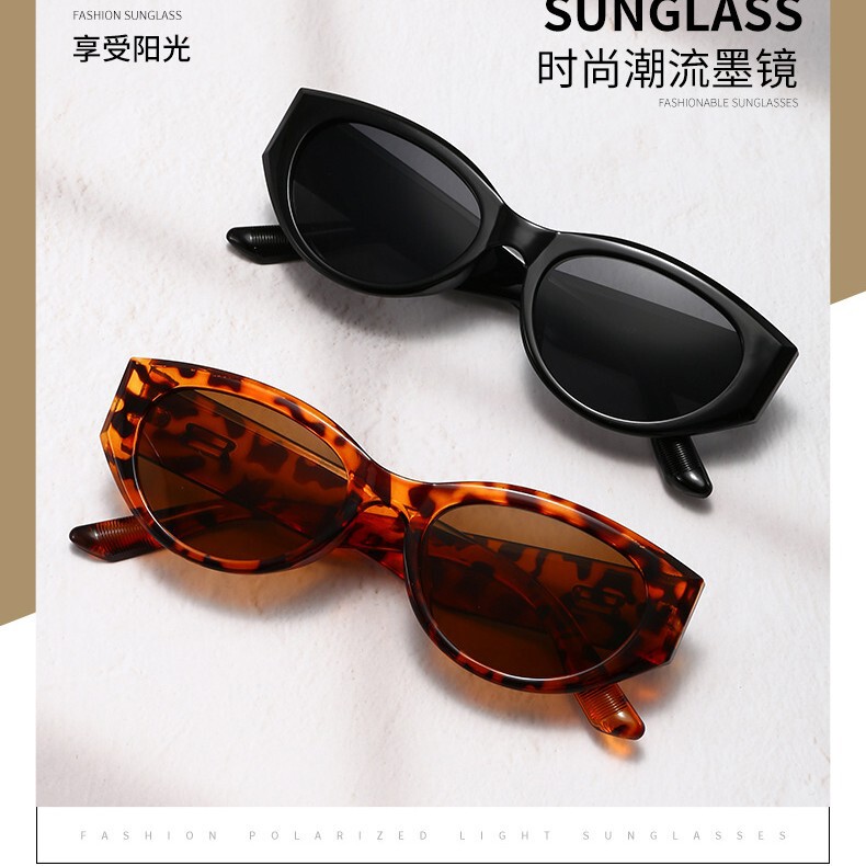 Cross-border retro new style sunglasses for square and round faces, slimming and sun-protective, women's trendy high-end sunglasses, wholesale from manufacturer Cross-border retro new style sunglasses for square and round faces, slimming and sun-protective, women's trendy high-end sunglasses, wholesale from manufacturer