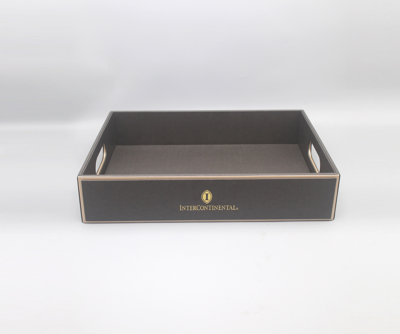 Caja de almacenamiento de hoteles Caja de artículos de cuero de alto nivel Guía de servicio de habitaciones Clip de notas Base de control remoto Kit de residencia
