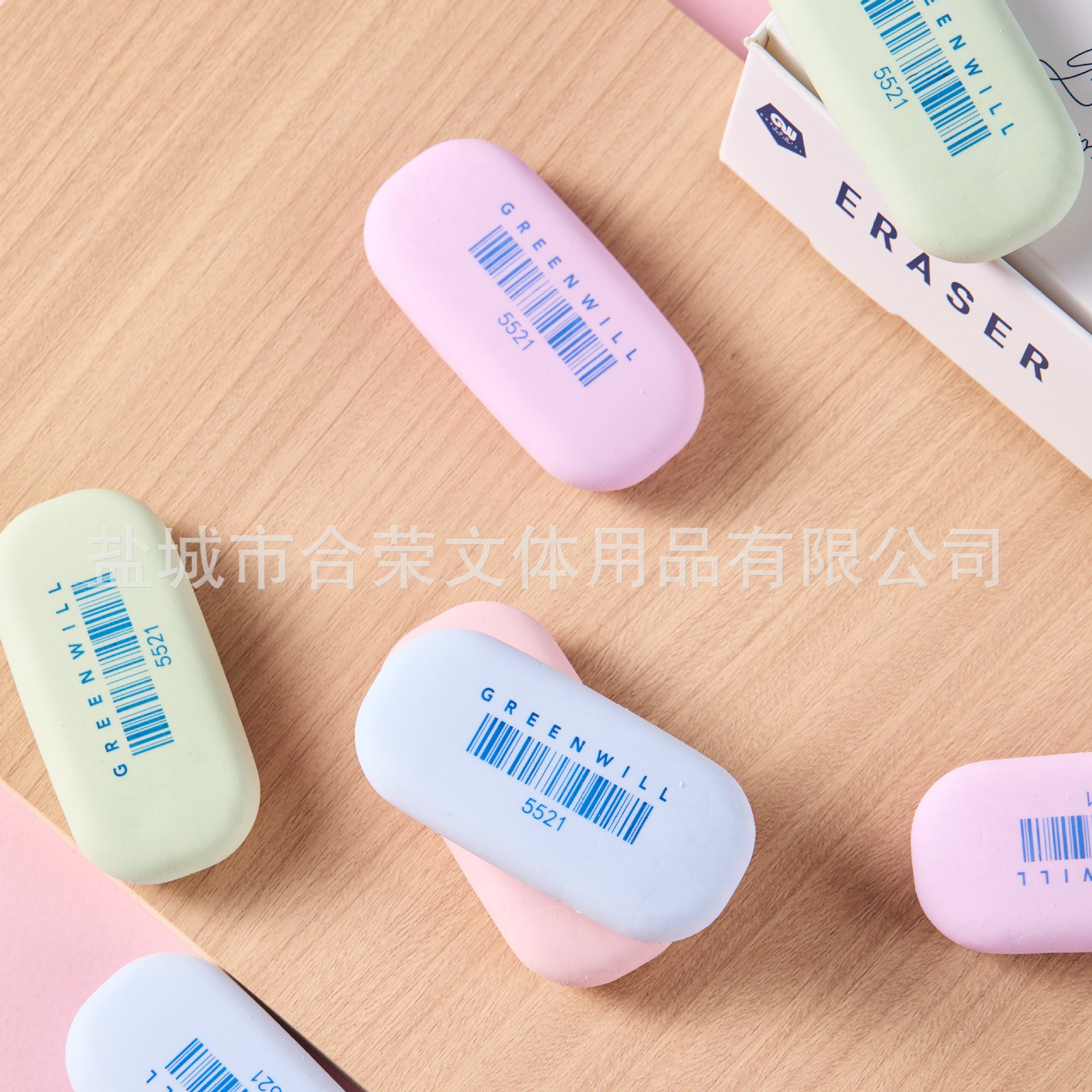 TPE material color guijarros forma borrador bloque de jabón grande borrador arte borrador para estudiantes