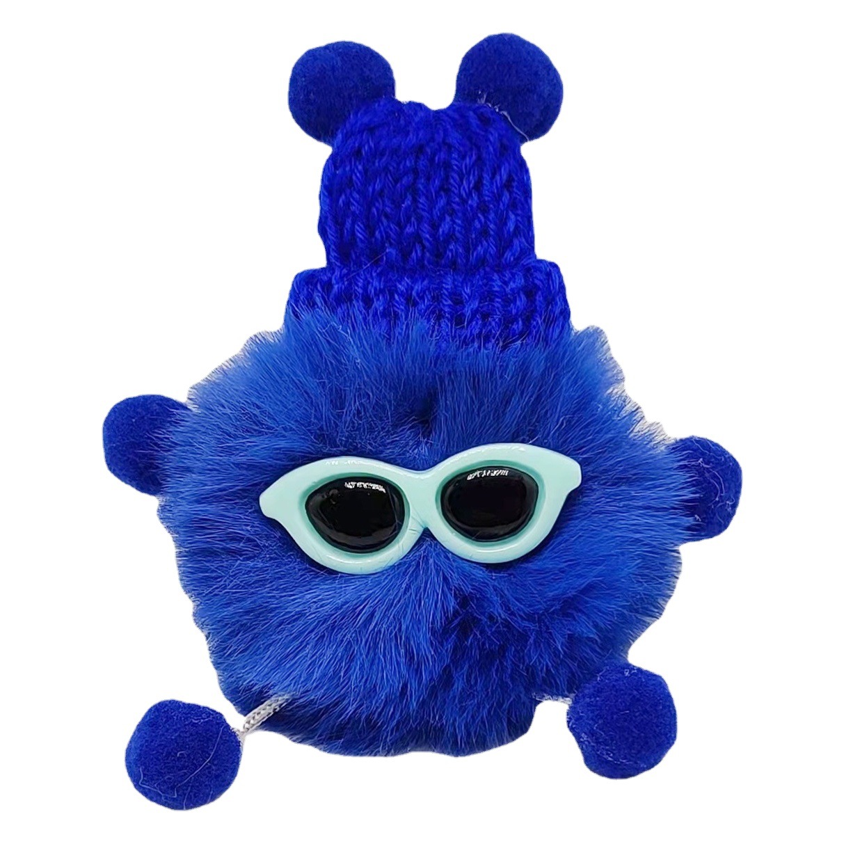 Imitation Rex rabbit fur small bristle elf ins Internet celebrity cute bag ornaments plush doll car keychain pendant