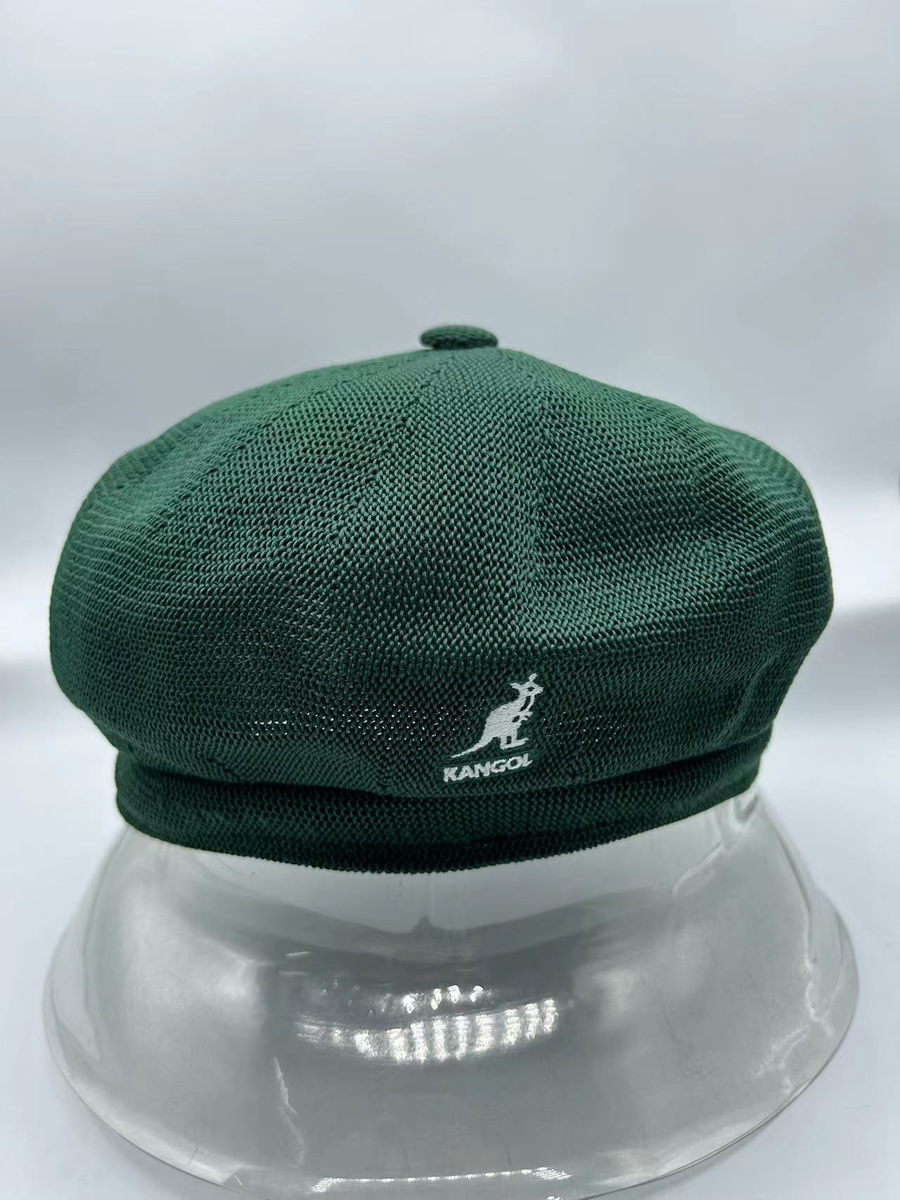 Sombrero de calabaza de poliéster verde oscuro