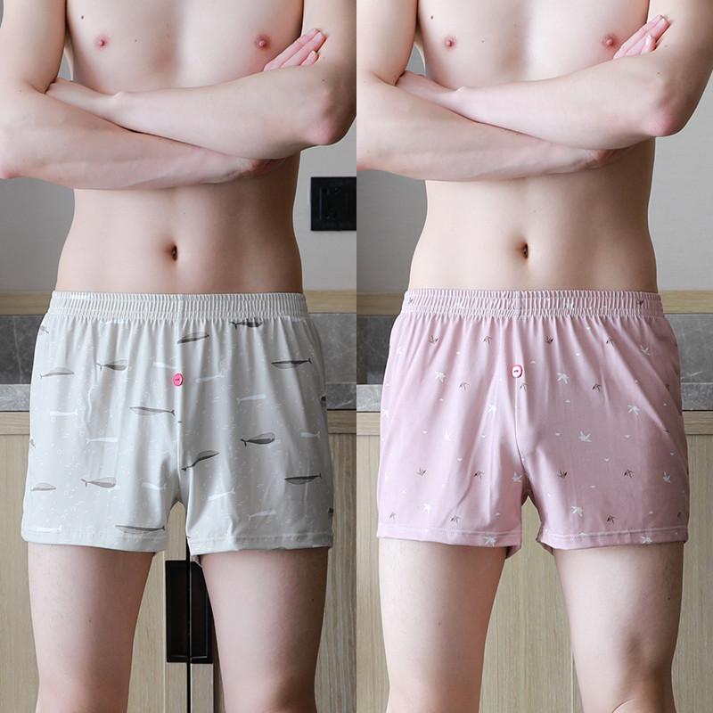 メンズパンツのゆったりした平角ズボンのファッション的な大きいサイズの中腰の四角いズボンのプリントの個性的な阿羅ズボンの寝ズボンの頭