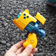人気のある子供のミニ音光電動ピストル小q玩具赤ちゃんの多色オルゴール0-3歳