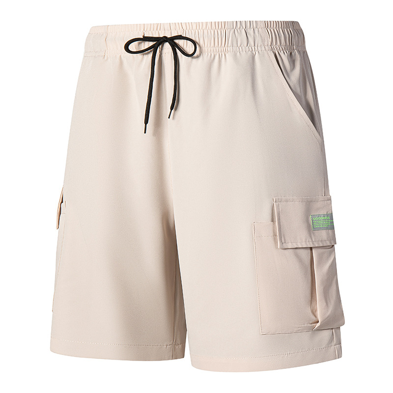 Men's Clothing Men's Dark Blue Cargo Shorts Quick Drying Multi Pocket Summer Outdoor Wear Resistant Loose Fit Five Point Pants_viptrois.com