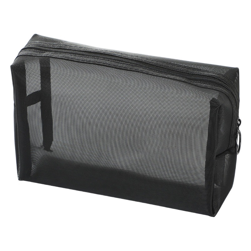 Cosmetic Bag Ins Style Mesh Makeup Bag for Women Portable Mini Travel Lipstick Bag Small Cosmetics Storage Bag