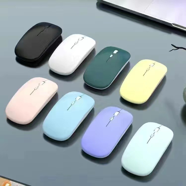 Ratón portátil silencioso estilo Morandi de alta calidad con Bluetooth para niñas, específico para tabletas_voghion.com