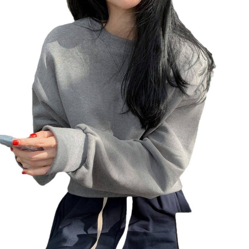 Niche Design Front Collar Triangle Design All-matching Hoodie