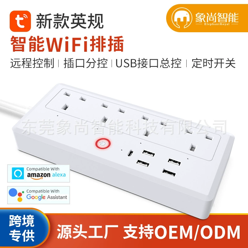 Graffiti smart socket wifi smart socket USB Type-C multi-function charging wifi intelligent plug