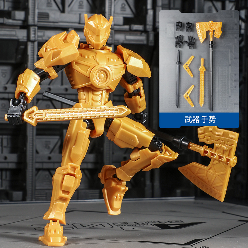 Muñecas de policías mecánicos vagabundos 13 muñecas móviles multiarticuladas de ensamblaje de bloques de deformación mecha muñecas