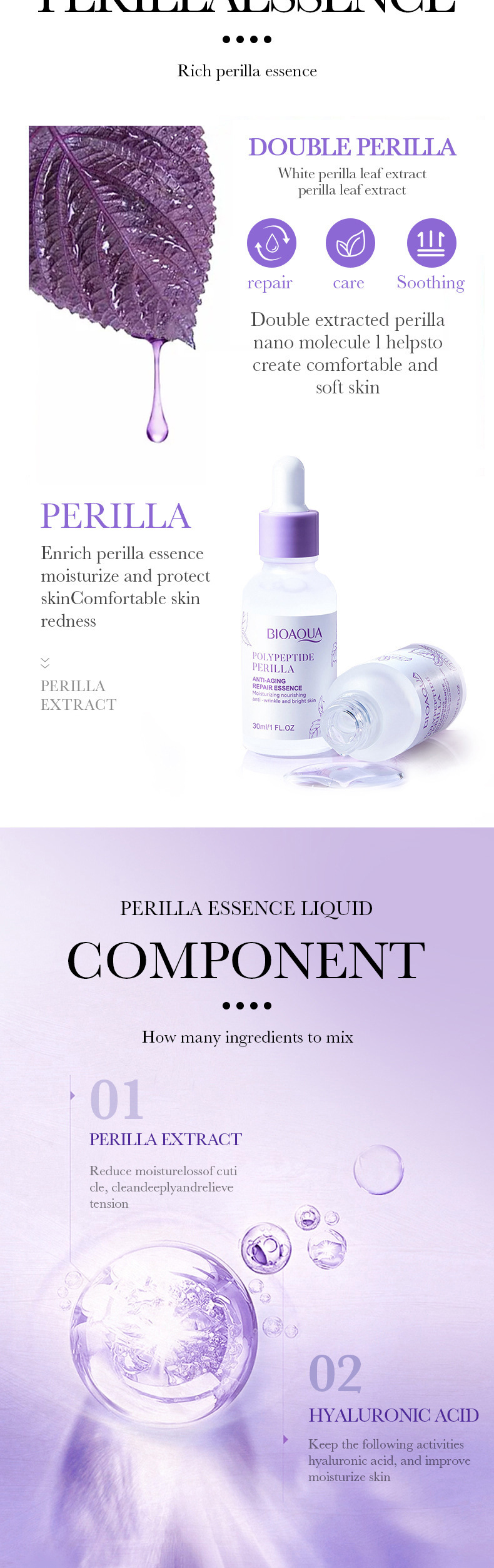Polypeptide Perilla Anti-aging Repair Essence Moisturising Face_voghion.com