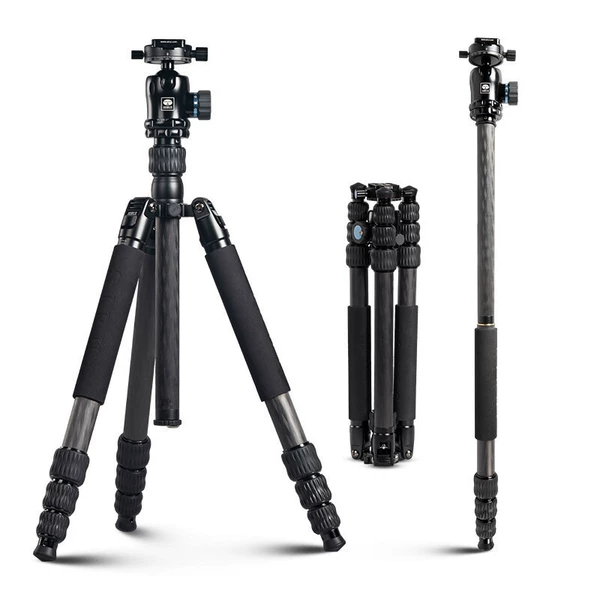 [New Emperor Carbon Fiber] Panorama shooting+anti -folding foot