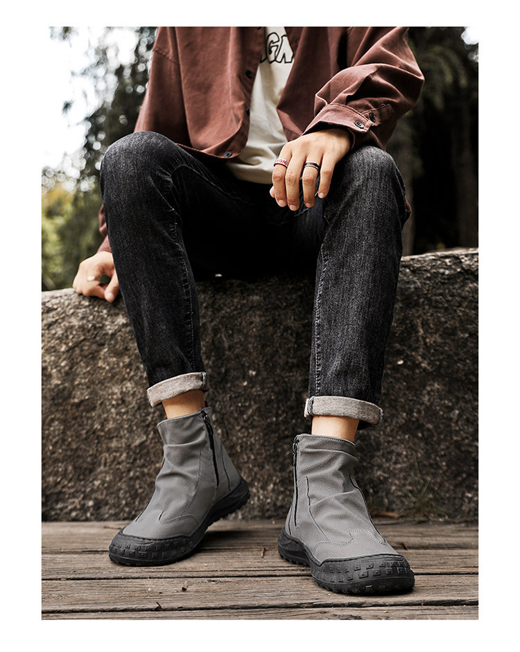 Chaussures de travail spéciales pour hommes, grandes tailles, bottines montantes Martin, nouveauté automne, respirantes, antidérapantes, chaussures de sécurité décontractées pour hommes_voghion.com