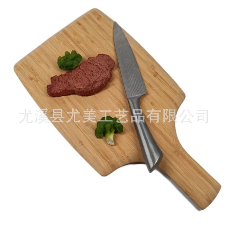 Tablero de frutas de bambú tablero de sushi Bandeja de pizza de pan japonés manejar pequeña tabla de cortar tablero de pizza