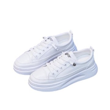 Zapatos blancos transpirables para mujeres primavera y otoño de 2025, nuevos zapatos de mujer cómodos, zapatos deportivos casuales originales para mujeres.